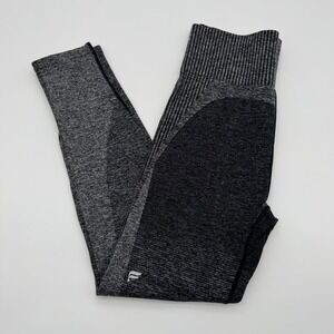 Fabletics Womens XL Grey Space Dye Seamless High Waisted Performance Leggings